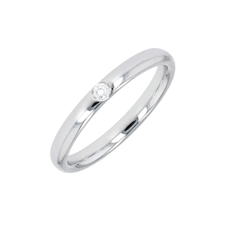 Alliance diamant 0.03 carat or blanc 2.84g Comme neuf -  reconditionné disponible sur Gemme Les Bijoux